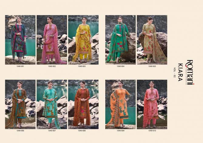 Romani Kiara 2 Cotton Fancy Ethnic Wear Ready Made Designer Dress Collection